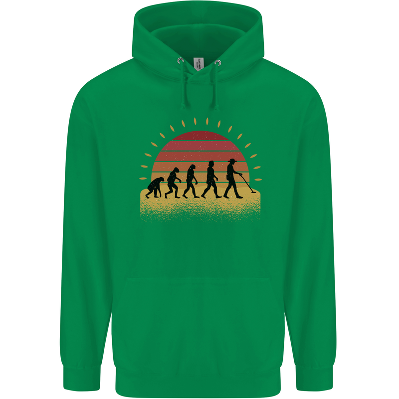 Evolution of a Metal Detector Detecting Childrens Kids Hoodie Irish Green
