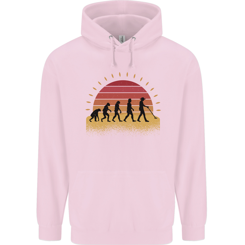 Evolution of a Metal Detector Detecting Childrens Kids Hoodie Light Pink