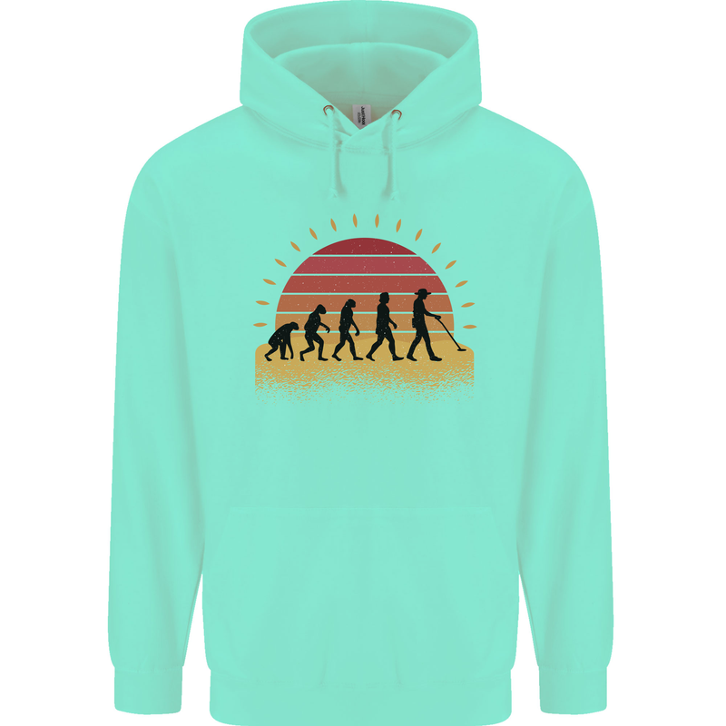 Evolution of a Metal Detector Detecting Childrens Kids Hoodie Peppermint
