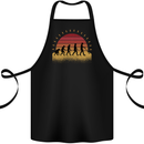 Evolution of a Metal Detector Detecting Cotton Apron 100% Organic Black