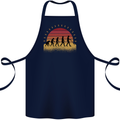 Evolution of a Metal Detector Detecting Cotton Apron 100% Organic Navy Blue