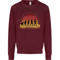 Evolution of a Metal Detector Detecting Kids Sweatshirt Jumper Maroon