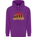 Evolution of a Metal Detector Detecting Mens 80% Cotton Hoodie Purple
