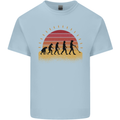 Evolution of a Metal Detector Detecting Mens Cotton T-Shirt Tee Top Light Blue