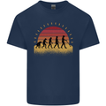 Evolution of a Metal Detector Detecting Mens Cotton T-Shirt Tee Top Navy Blue