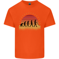 Evolution of a Metal Detector Detecting Mens Cotton T-Shirt Tee Top Orange