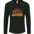 Evolution of a Metal Detector Detecting Mens Long Sleeve T-Shirt Black