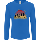 Evolution of a Metal Detector Detecting Mens Long Sleeve T-Shirt Royal Blue