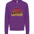 Evolution of a Metal Detector Detecting Mens Sweatshirt Jumper Purple