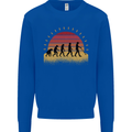 Evolution of a Metal Detector Detecting Mens Sweatshirt Jumper Royal Blue