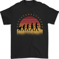 Evolution of a Metal Detector Detecting Mens T-Shirt 100% Cotton Black