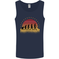 Evolution of a Metal Detector Detecting Mens Vest Tank Top Navy Blue