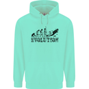 Evolution of a Scuba Diver Diving Funny Childrens Kids Hoodie Peppermint