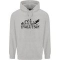 Evolution of a Scuba Diver Diving Funny Childrens Kids Hoodie Sports Grey