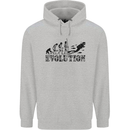 Evolution of a Scuba Diver Diving Funny Childrens Kids Hoodie Sports Grey