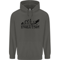 Evolution of a Scuba Diver Diving Funny Childrens Kids Hoodie Storm Grey