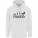 Evolution of a Scuba Diver Diving Funny Childrens Kids Hoodie White