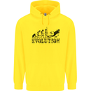 Evolution of a Scuba Diver Diving Funny Childrens Kids Hoodie Yellow