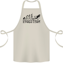 Evolution of a Scuba Diver Diving Funny Cotton Apron 100% Organic Natural