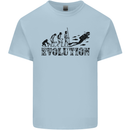 Evolution of a Scuba Diver Diving Funny Kids T-Shirt Childrens Light Blue