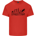 Evolution of a Scuba Diver Diving Funny Kids T-Shirt Childrens Red