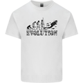 Evolution of a Scuba Diver Diving Funny Kids T-Shirt Childrens White