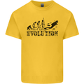 Evolution of a Scuba Diver Diving Funny Kids T-Shirt Childrens Yellow