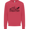 Evolution of a Scuba Diver Diving Funny Mens Sweatshirt Jumper Heliconia