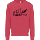 Evolution of a Scuba Diver Diving Funny Mens Sweatshirt Jumper Heliconia