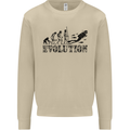 Evolution of a Scuba Diver Diving Funny Mens Sweatshirt Jumper Sand