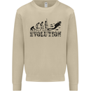 Evolution of a Scuba Diver Diving Funny Mens Sweatshirt Jumper Sand