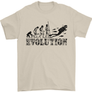 Evolution of a Scuba Diver Diving Funny Mens T-Shirt Cotton Gildan Sand