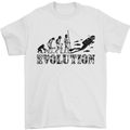 Evolution of a Scuba Diver Diving Funny Mens T-Shirt Cotton Gildan White