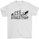Evolution of a Scuba Diver Diving Funny Mens T-Shirt Cotton Gildan White