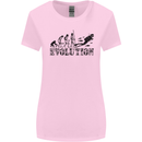 Evolution of a Scuba Diver Diving Funny Womens Wider Cut T-Shirt Light Pink