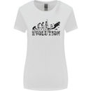 Evolution of a Scuba Diver Diving Funny Womens Wider Cut T-Shirt White