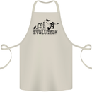 Evolution of a Skydiver Funny Skydiving Cotton Apron 100% Organic Natural