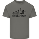 Evolution of a Skydiver Funny Skydiving Mens Cotton T-Shirt Tee Top Charcoal