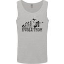 Evolution of a Skydiver Funny Skydiving Mens Vest Tank Top Sports Grey
