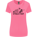 Evolution of a Skydiver Funny Skydiving Womens Wider Cut T-Shirt Azalea