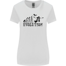 Evolution of a Skydiver Funny Skydiving Womens Wider Cut T-Shirt White