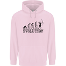 Evolution of an Archer Funny Archery Archer Childrens Kids Hoodie Light Pink
