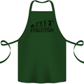 Evolution of an Archer Funny Archery Archer Cotton Apron 100% Organic Forest Green