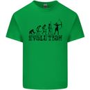 Evolution of an Archer Funny Archery Archer Kids T-Shirt Childrens Irish Green
