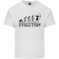 Evolution of an Archer Funny Archery Archer Kids T-Shirt Childrens White