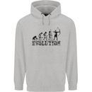 Evolution of an Archer Funny Archery Archer Mens 80% Cotton Hoodie Sports Grey