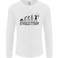 Evolution of an Archer Funny Archery Archer Mens Long Sleeve T-Shirt White