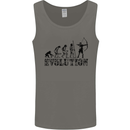 Evolution of an Archer Funny Archery Archer Mens Vest Tank Top Charcoal