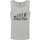 Evolution of an Archer Funny Archery Archer Mens Vest Tank Top Sports Grey