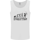 Evolution of an Archer Funny Archery Archer Mens Vest Tank Top White